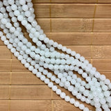 6mm Jade - Facetted Polished Round