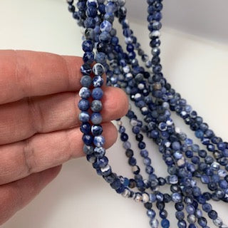 6mm Sodalite - Facetted Polished Round