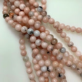 8mm Cherry Blossom Agate -  Polished Round
