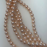 8mm Shell Pearl - Soft Gold Peach