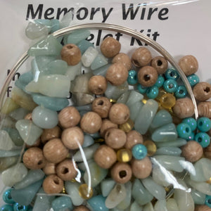 Amazonite Memory Wire Kit