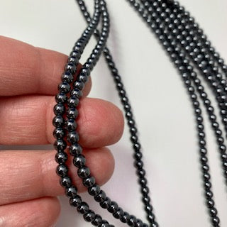 4mm Non-Magnetic Haematite - Round