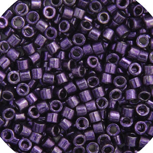 DB 0464  Dark Purple Opaque Nickel Plated - Dyed