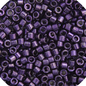 DB 0464  Dark Purple Opaque Nickel Plated - Dyed