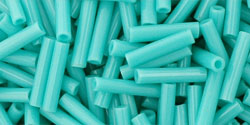 TB03-55  9mm Bugle  Opaque Turquoise