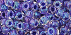 TR6-181  Inside Colour Rainbow Crystal/Tanzanite Lined