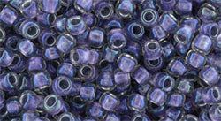 TR8-265  Inside Colour Rainbow Crystal/Metallic Purple Lined