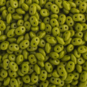 SD5023  Super Duo bead - Opaque Olivine