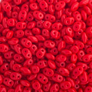 SD9320  Super Duo bead - Opaque Red