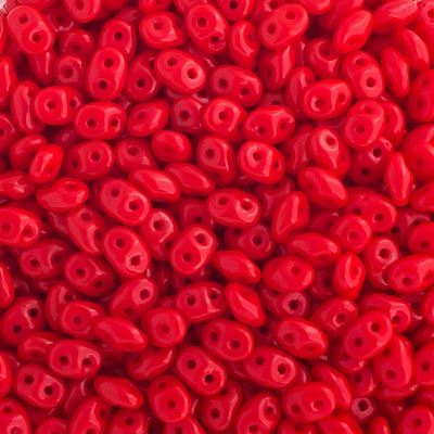 SD9320  Super Duo bead - Opaque Red